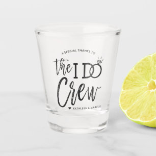 Vaso De Chupito The I Do Crew Favor para la fiesta de bodas