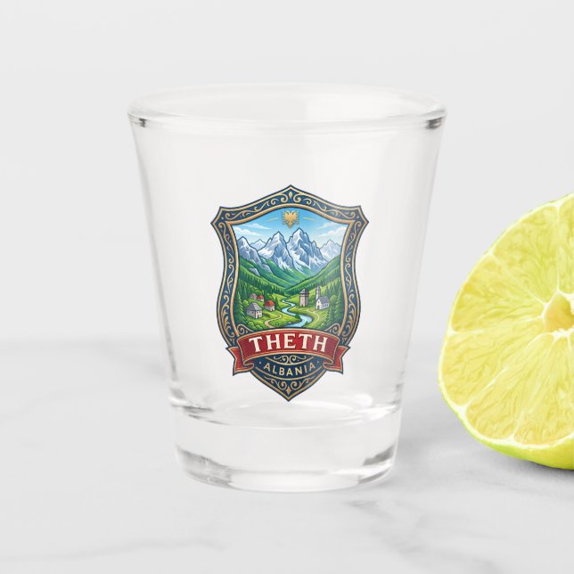 Vaso De Chupito Theth Albania (Anverso)