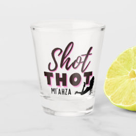 Vaso De Chupito Thot de disparo | Divertido | Vidrio Cheeky Shot