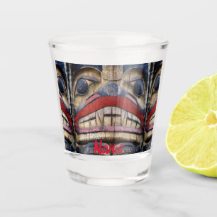 Vaso De Chupito Thunder_Cove del tórax del tótem