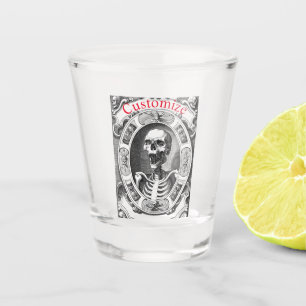 Vaso De Chupito Thunder_Cove, flamante cráneo humano