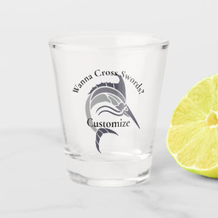 Vaso De Chupito Thunder_Cove, pez espada que salta