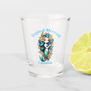 Vaso De Chupito Thunder_Cove, Sirena de Flor Tropical