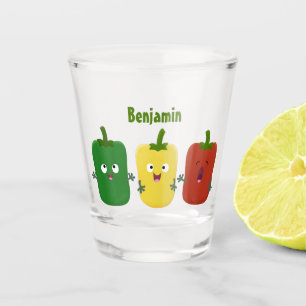 Vaso De Chupito Tía de pimiento picante capsicum trío canto person