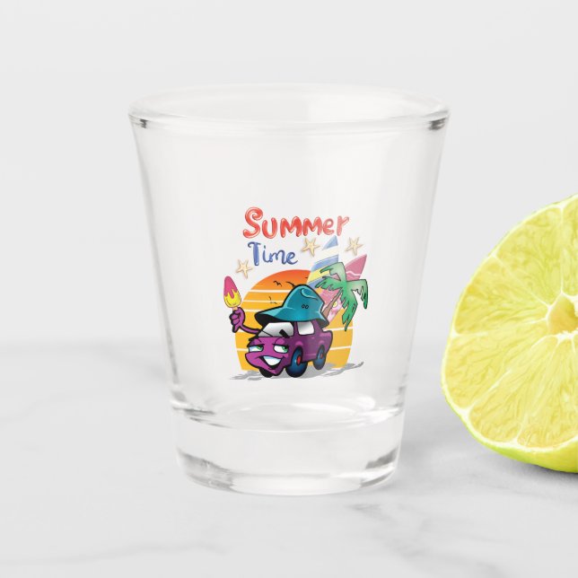 Vaso De Chupito Tiempo de verano (Anverso)