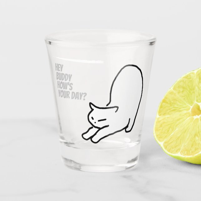 Vaso De Chupito tiempo feliz Glass (Anverso)