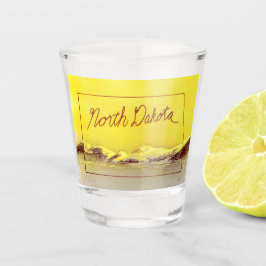 Vaso De Chupito Tierra de Dakota del Norte