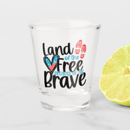 Vaso De Chupito Tierra de los libres