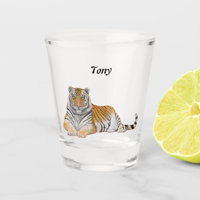 Vaso De Chupito Tigre (Anverso)