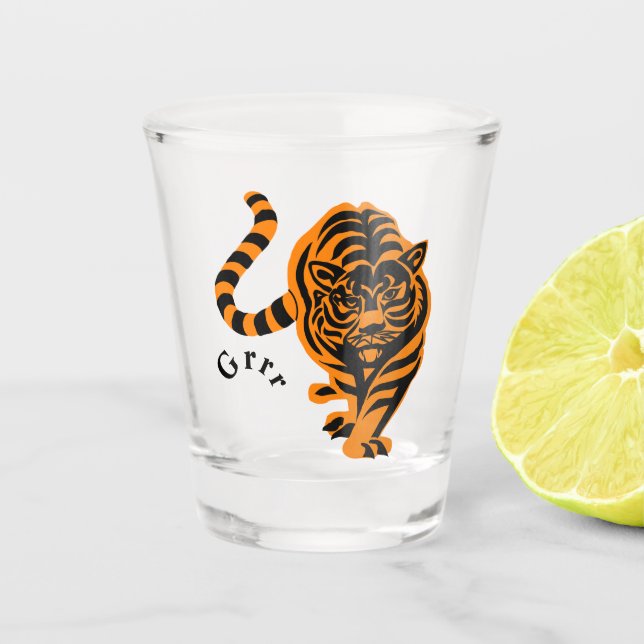 Vaso De Chupito Tigre (Anverso)