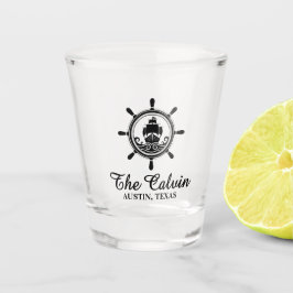 Vaso De Chupito Timón de barco recuerdo