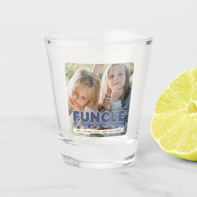 Vaso De Chupito Tío Funcle Divertido Foto (Anverso)