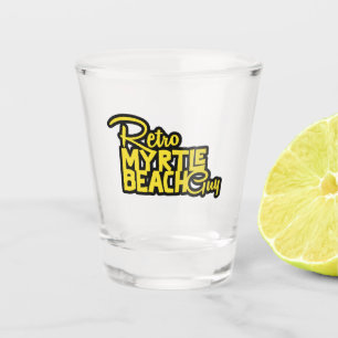 Vaso De Chupito tipo de playa de myrtle retro