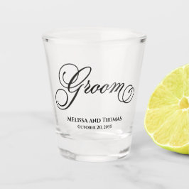 Vaso De Chupito Tipografía boda caligrafía novia personalizada