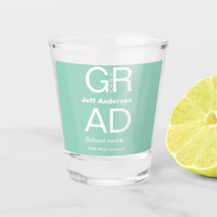 Vaso De Chupito tipografía de graduación moderna simple minimalist