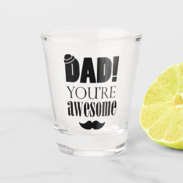 Vaso De Chupito ¡Tipografía minimalista para el Día del Padre!