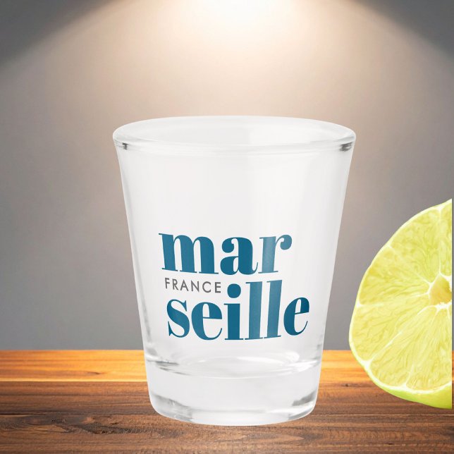 Vaso De Chupito Tipografía moderna de Marsella Francia  (Subido por el creador)