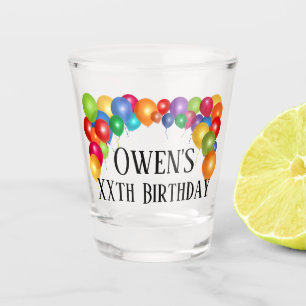 Vaso De Chupito Tiro de encargo del cumpleaños
