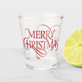 Vaso De Chupito Tiro de las Felices Navidad