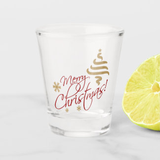 Vaso De Chupito Tiro de las Felices Navidad