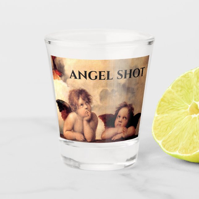Vaso De Chupito Tiro del ángel (Anverso)
