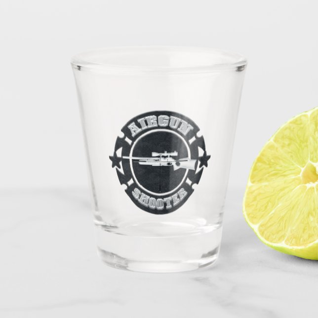 Vaso De Chupito Tiroteo con arma de fuego (Anverso)
