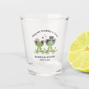 Vaso De Chupito ©Toadally in Love Frog Couple Rustic Boda