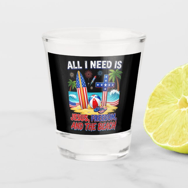 VASO DE CHUPITO TODO LO QUE NECESITO ES JESÚS (Anverso)