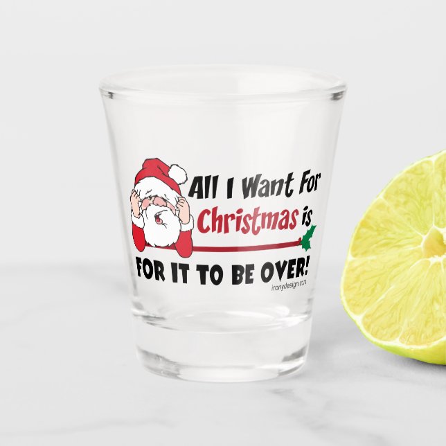 Vaso De Chupito Todo lo que quiero Navidades (Anverso)