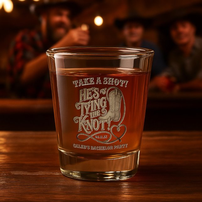 Vaso De Chupito Toma un disparo atando la fiesta de la soltera de  (Subido por el creador)