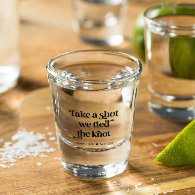 Vaso De Chupito Toma un disparo que ató al Boda del nudo (Subido por el creador)