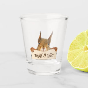 Vaso De Chupito Toma Un Personalizable Gracioso De La Cara De La A