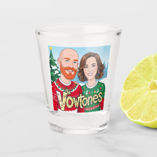 Vaso De Chupito Tonos de voz - Navidades disparan vidrio