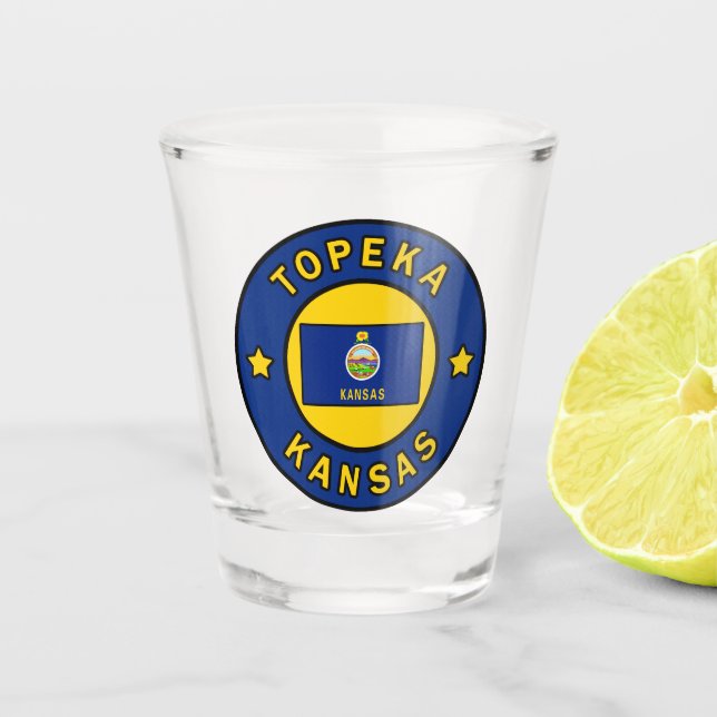 Vaso De Chupito Topeka Kansas (Anverso)