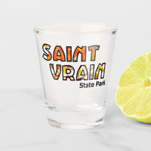 Vaso De Chupito Topografía de los Colores Caídos de San Vicente