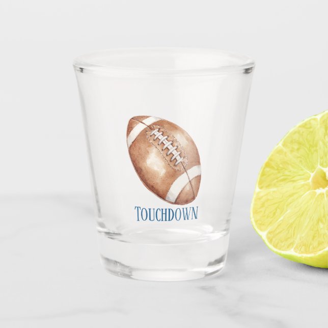 Vaso De Chupito Toque de fútbol americano (Anverso)
