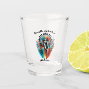 Vaso De Chupito Toque salvaje de la herencia indígena