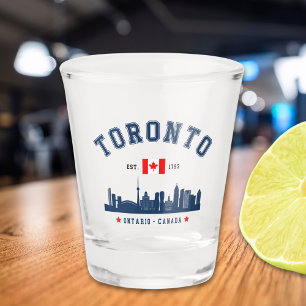 Vaso De Chupito Toronto Canada Modern Skyline