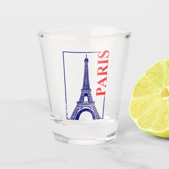 Vaso De Chupito Torre de París-Eiffel (Anverso)