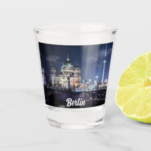 Vaso De Chupito Torre de TV y Catedral de Berlín en Berlín, Aleman