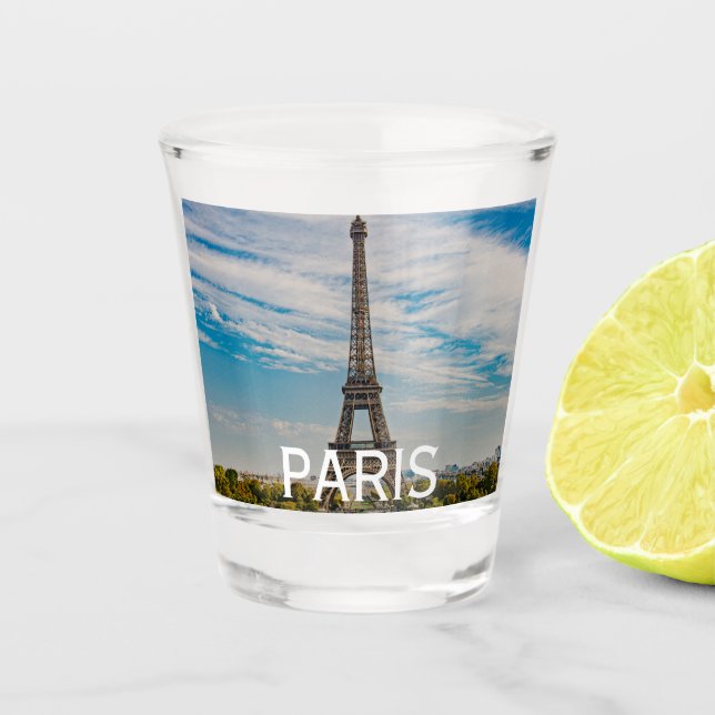 Vaso De Chupito Torre Eiffel en París (Anverso)