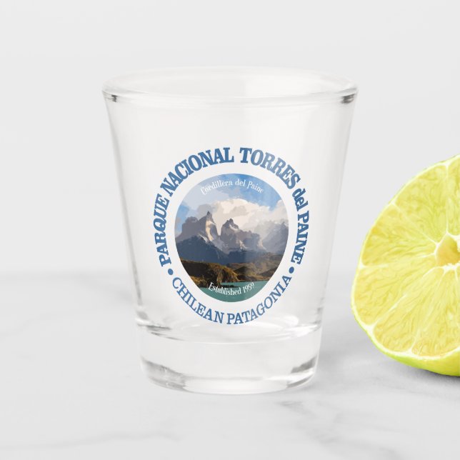 Vaso De Chupito Torres del Paine NP (Anverso)