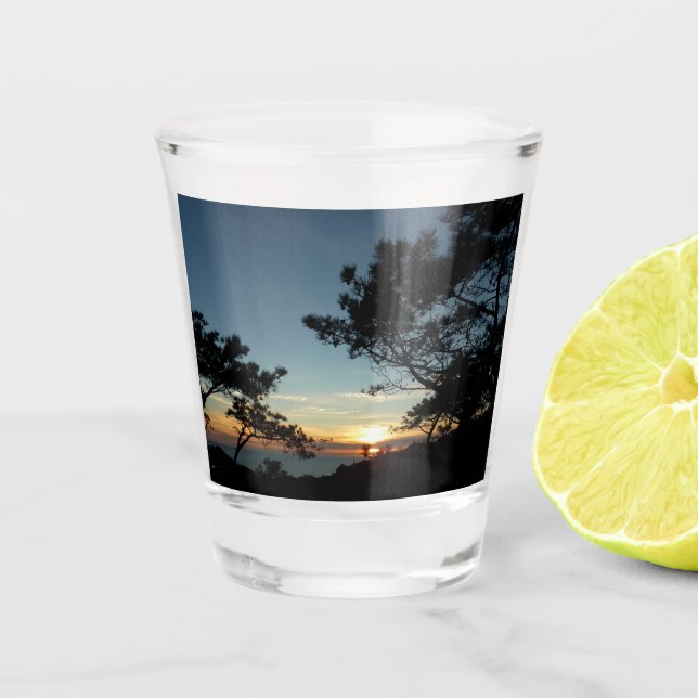 Vaso De Chupito Torrey Pine Sunset III California (Anverso)