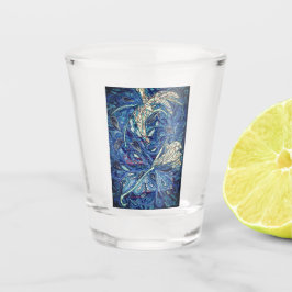 Vaso De Chupito Torta azul