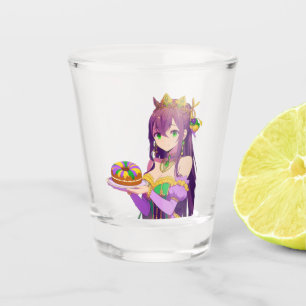 Vaso De Chupito Torta del Rey Anime Mardi Gras