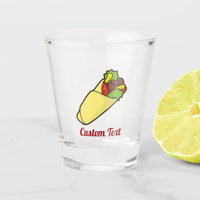 Vaso De Chupito Tortilla Sandwich Wrap (Anverso)