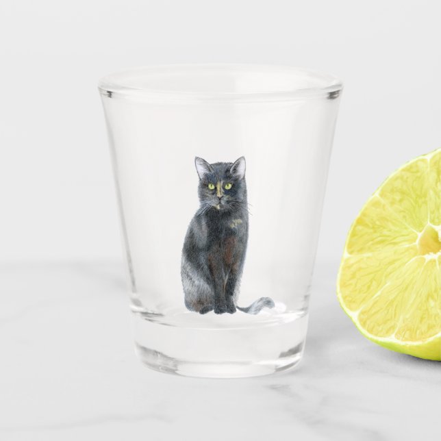 Vaso De Chupito Tortoise Shell Kitty Cat (Anverso)