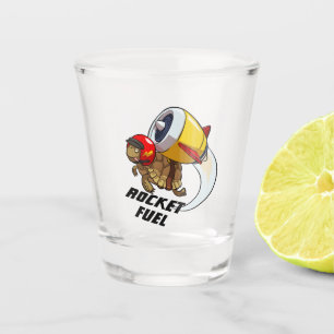 Vaso De Chupito Tortuga Divertida Cohete Combustible Avión de Dibu