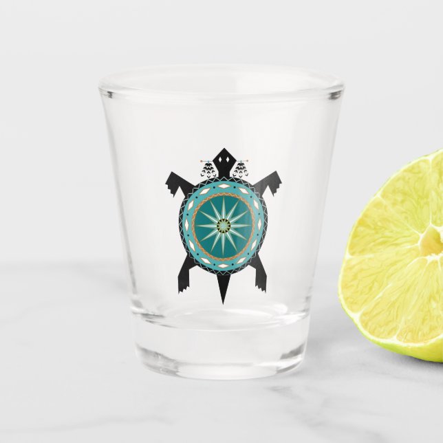 Vaso De Chupito Tortuga nativa (Anverso)