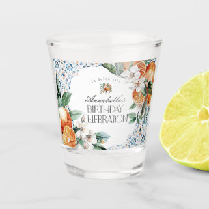 Vaso De Chupito Toscana Tile Fiesta Italiana de Cumpleaños Favor B